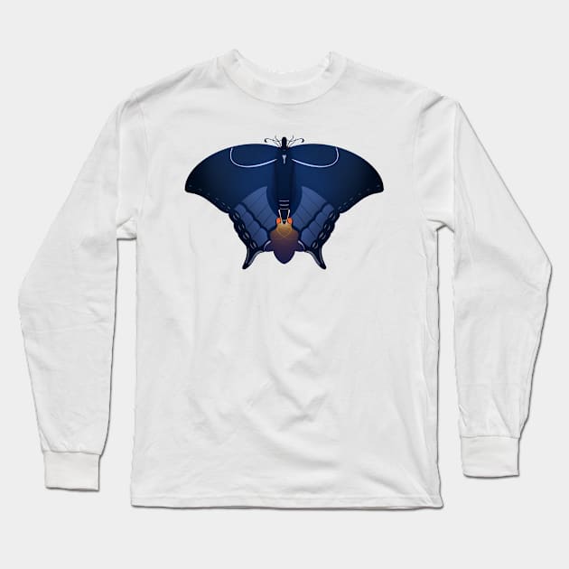 papilio glaucus / eastern tiger swallowtail Long Sleeve T-Shirt by locheerio